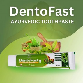 DentoFast Ayurvedic Toothpaste For longlasting Fresh Breath,Tightens Gums 100g