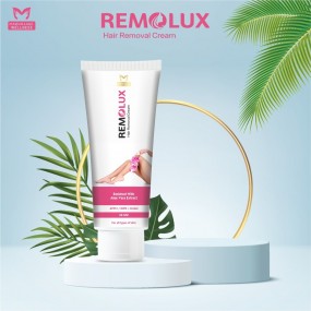 Remolux Hair Removal Cream 60gm ( Pack of 1 ) Suitable For All Skin | Removes Hair in just 5 Minutes