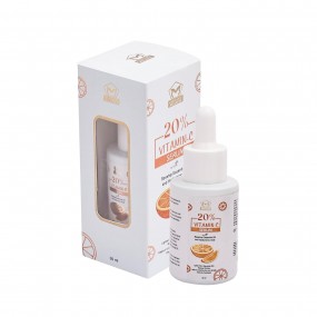 20% Vitamin C Face Serum with Vitamin C, Hyaluronic Acid & Rosehip Essential Oil - 30ml