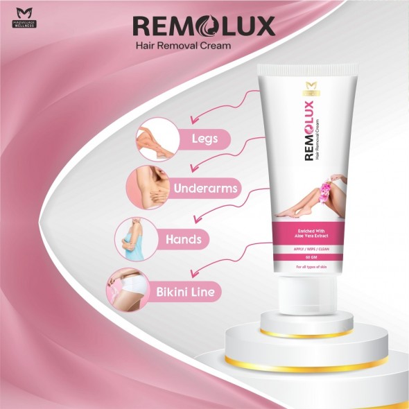 Remolux Hair Removal Cream Pack of 3